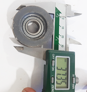 قطر 41 میل است در این عکس کولیس اشتباه گرفته شده است