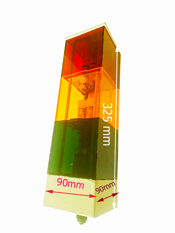چراغ سه طبقه مکعبی 9 در 9 سانت LED
