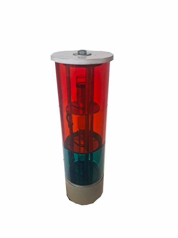چراغ سه طبقه گرد به قطر 7سانتی متر LED