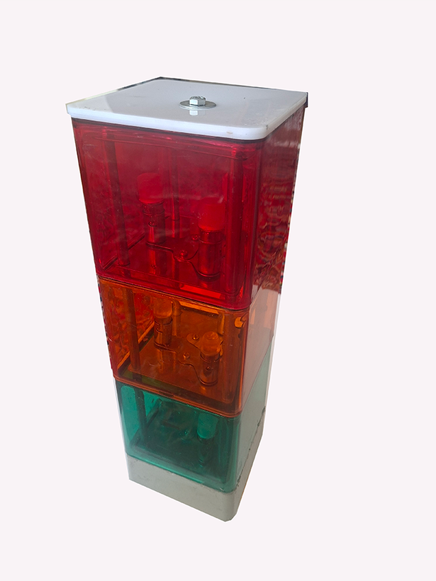 چراغ سه طبقه 11.5 در 11.5 سانتی متری LED