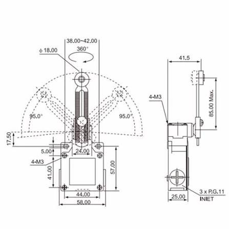 میکروسوییچ غلتکی BERM CSA-031
