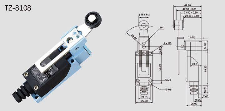 میکروسوییچ غلتکی BERM TZ-8108