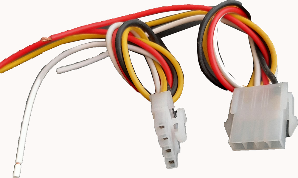کانکتور بین راهی چهار  پین سیم دار   atx 1*4