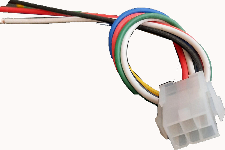 کانکتور بین راهی 6 پین سیم دار atx2*3