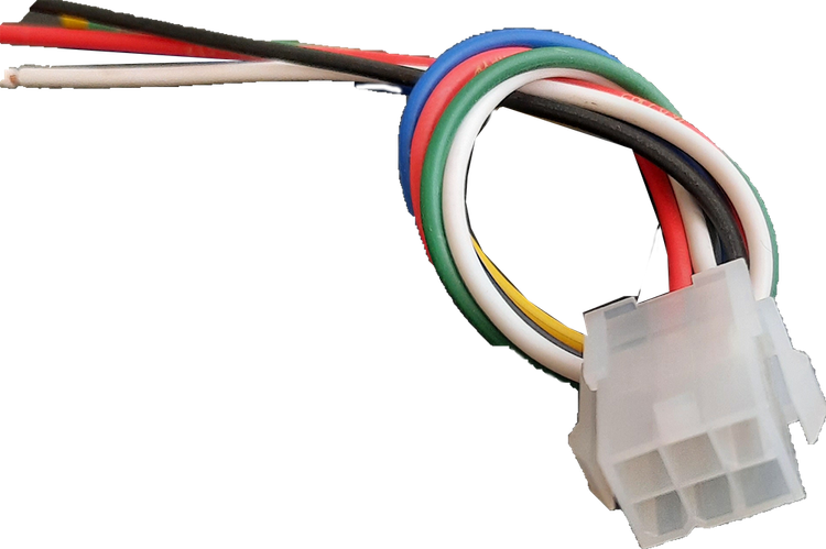 کانکتور بین راهی 6 پین سیم دار atx2*3