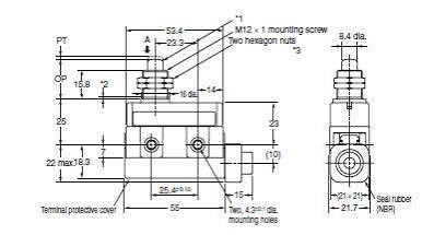 میکروسوییچ فشاری صنعتی OMRON D4MC-5000 ساخت ژاپن